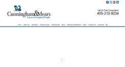 Desktop Screenshot of cunninghamandmears.com